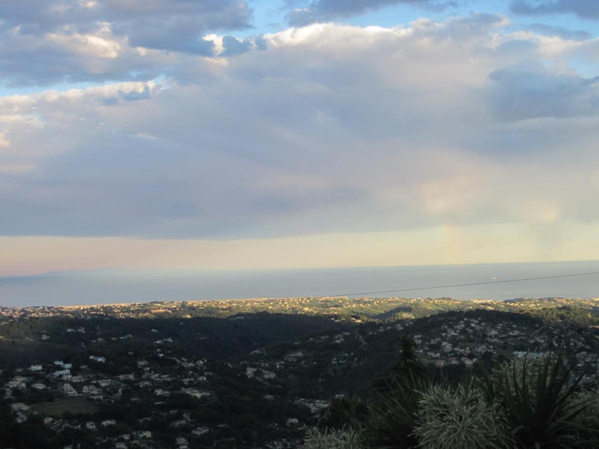 "Aux Balcons Du Riou" Avec Vue Mer 180 Degres Vence Exterior foto